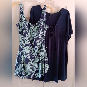 Maxine 1 piece Swimsuit and Cover-up Shirt  (2 piece set)